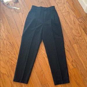 Escada Black High-Waisted Trousers with Tailored Silhouette